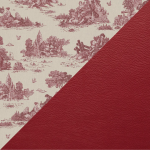 toile de jouy anthracite_simili bordeaux